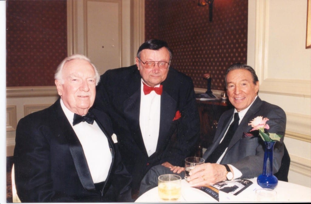 Walter Cronkite, George Glazer and Mike Wallace