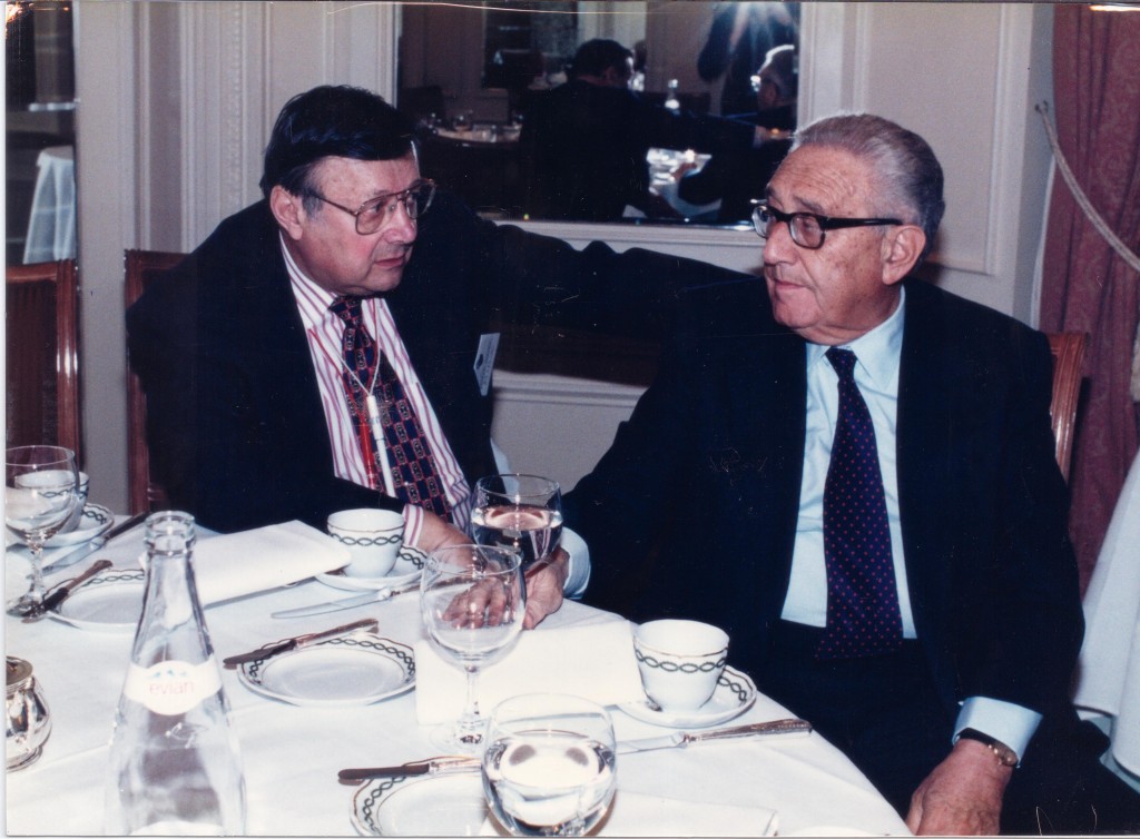 George Glazer and Henry Kissinger